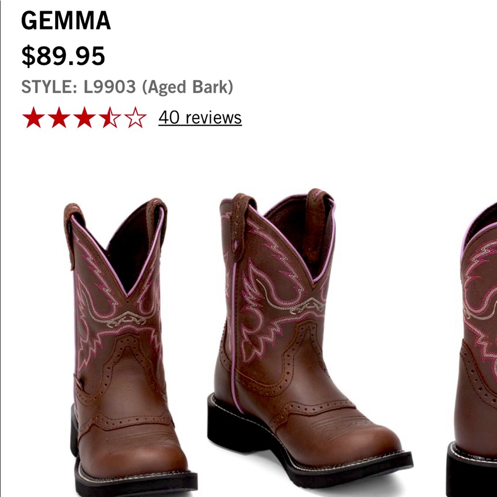 Justin Gypsy cowboy boots